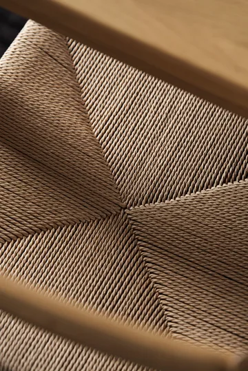 Fridhem spisestol, Lakkert eik-naturflettet, 6-pakning - 1898