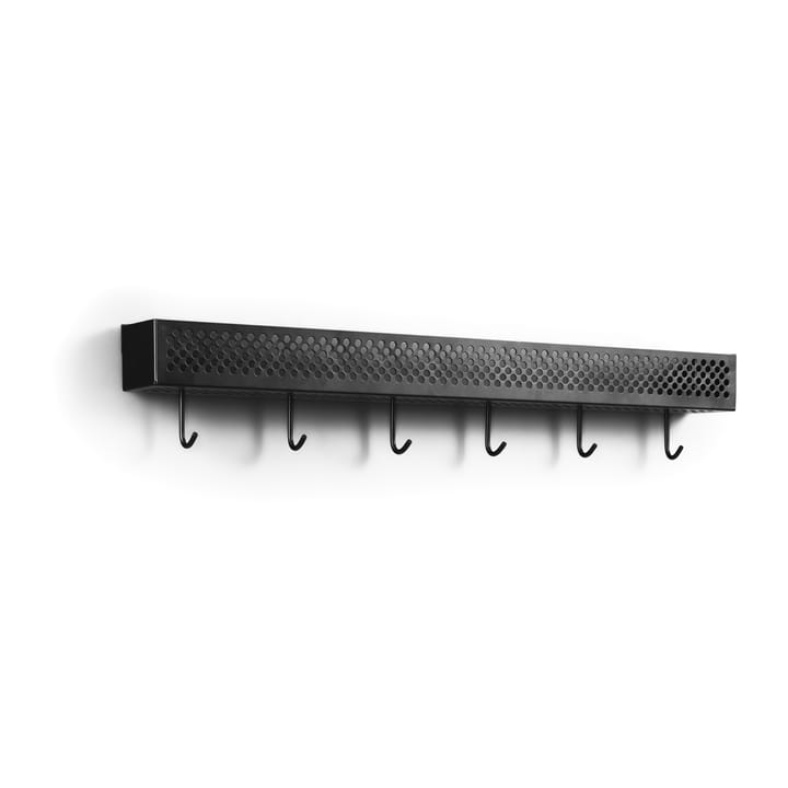 Hissö oppbevaringslist 80 cm 6 knaggar - Svart - 1898