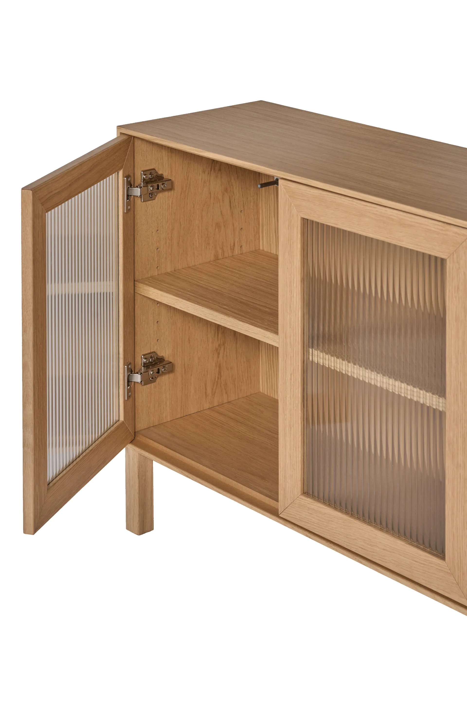 Lid sideboard, Hvitpigmentert eik 1898
