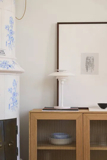 Lid sideboard - Hvitpigmentert eik - 1898