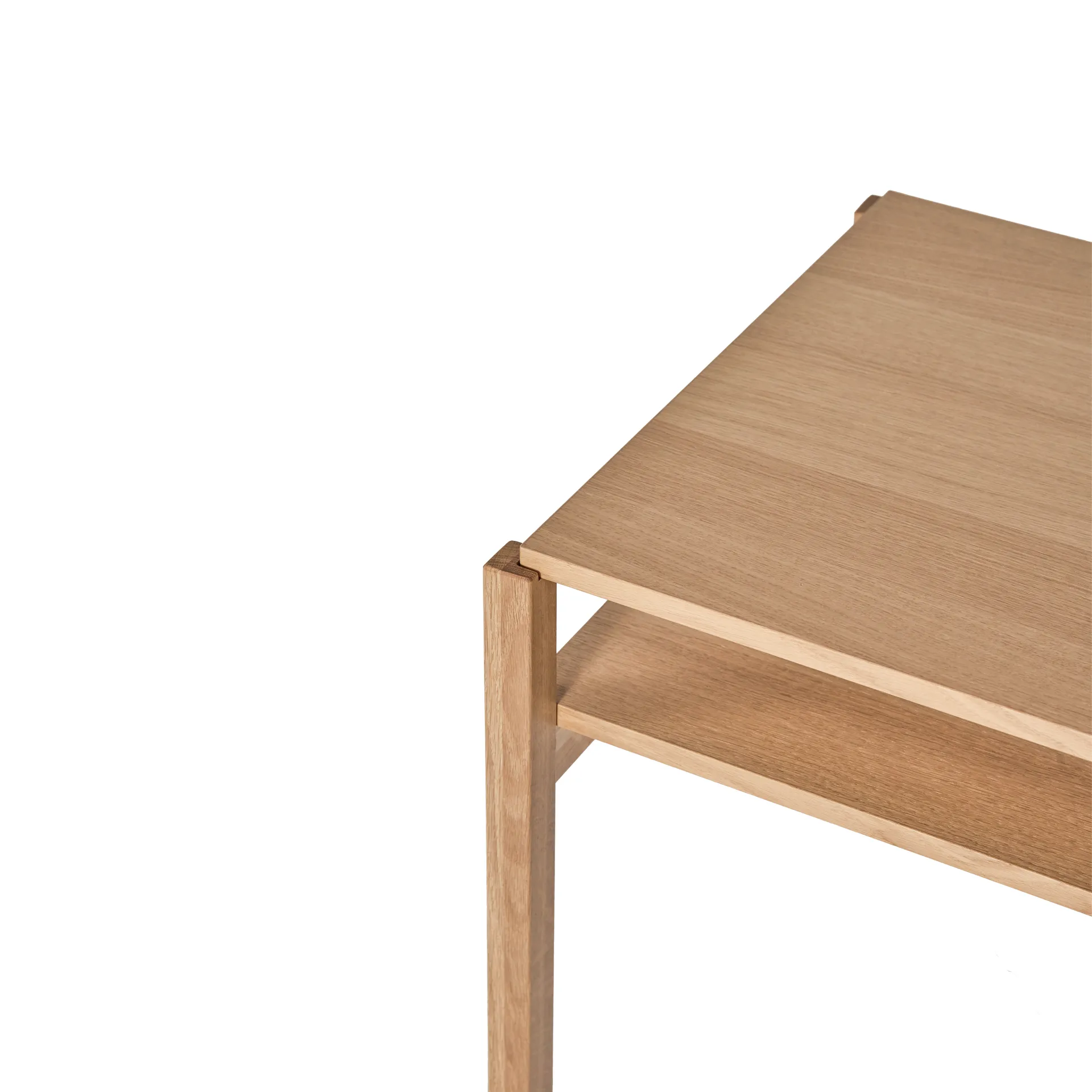 Lid sofabord, Hvitpigmentert eik, 125×50 cm 1898