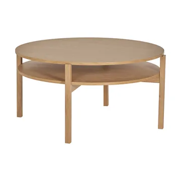 Lid sofabord - Hvitpigmentert eik, Ø90 cm - 1898