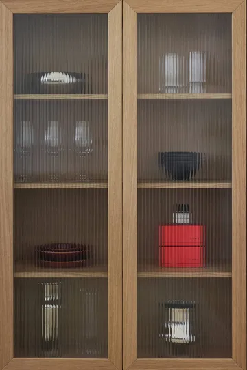 Lid vitrineskap - Hvitpigmentert eik - 1898