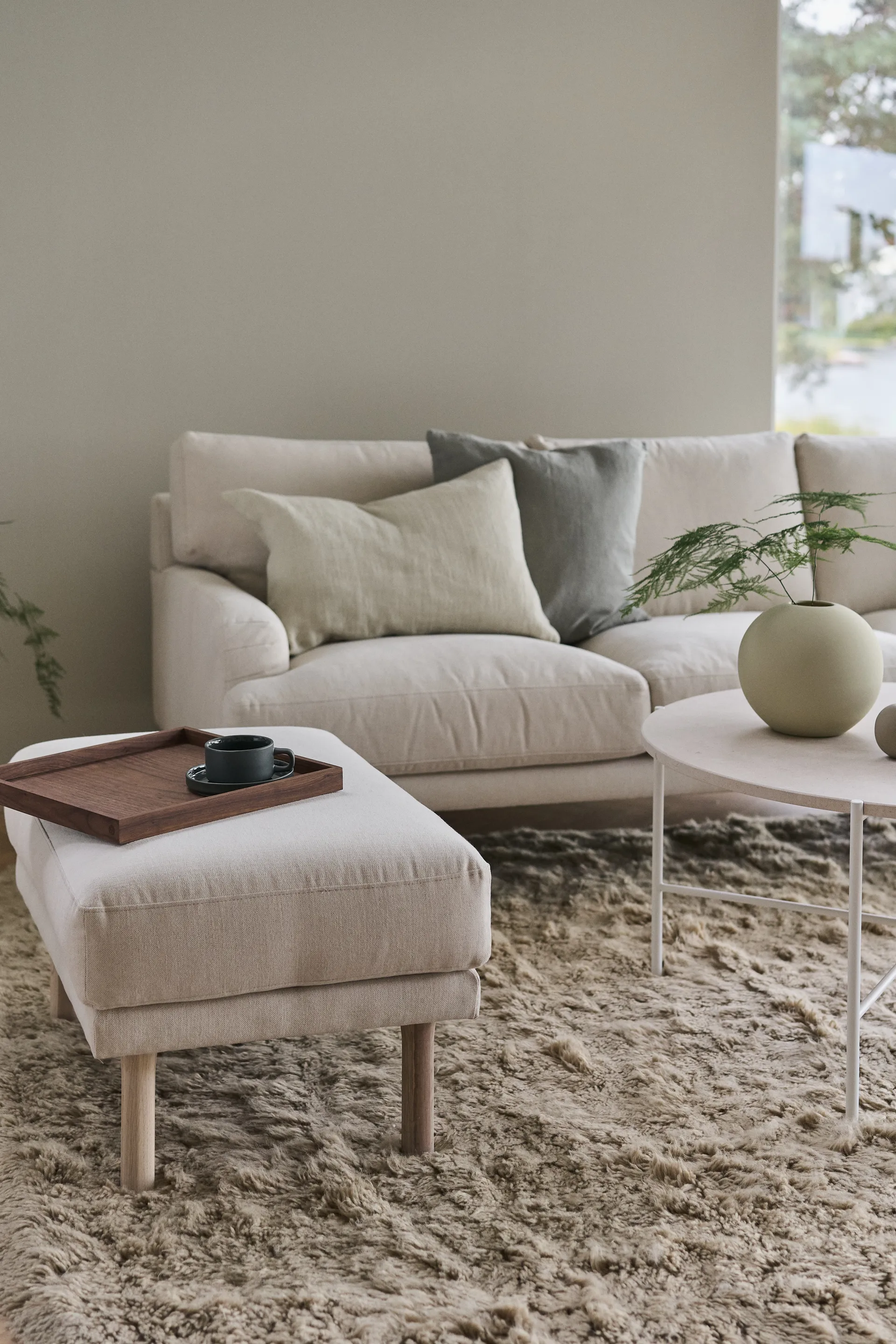 Lidnäs 3-seter sofa, Caleido beige 1898