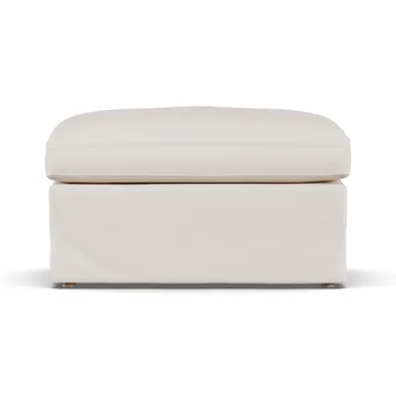 Linnevik fotskammel - Caleido Beige 9600-hvitoljet eik, med skjørt - 1898