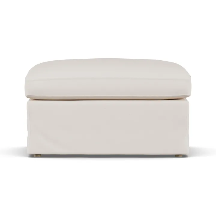 Linnevik fotskammel - Caleido Beige 9600-hvitoljet eik, med skjørt - 1898