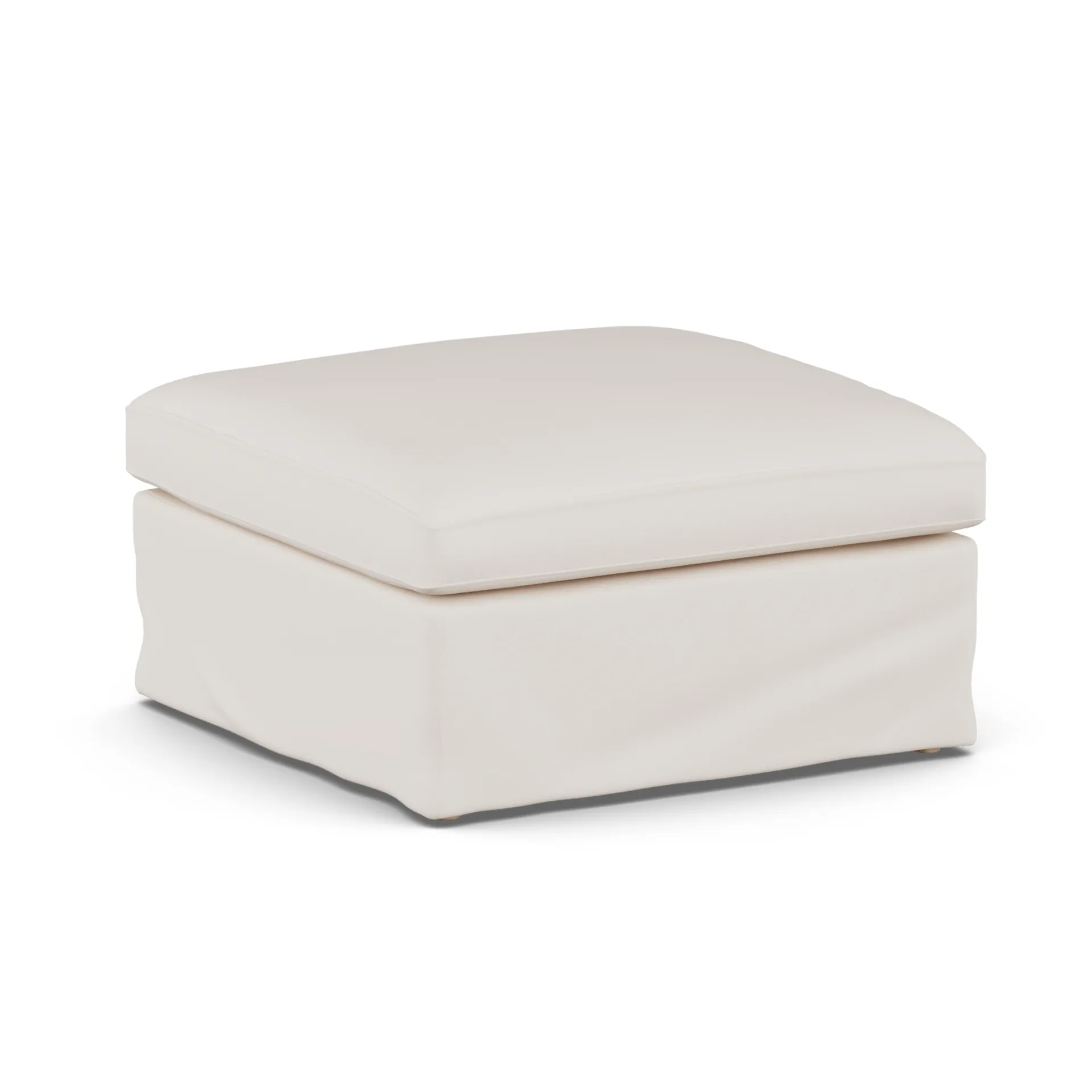 Linnevik fotskammel, Caleido Beige 9600-hvitoljet eik, med skjørt 1898