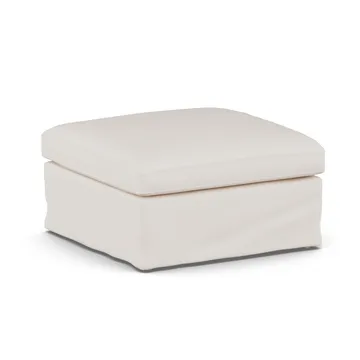 Linnevik fotskammel - Caleido Beige 9600-hvitoljet eik, med skjørt - 1898