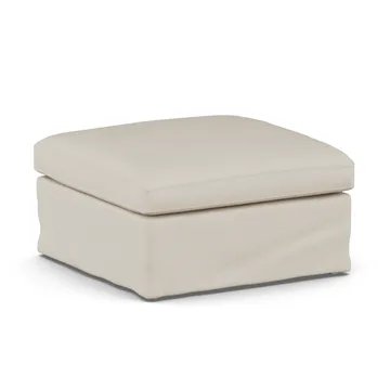 Linnevik fotskammel - Jump Beige 1956-hvitoljet eik, med skjørt - 1898