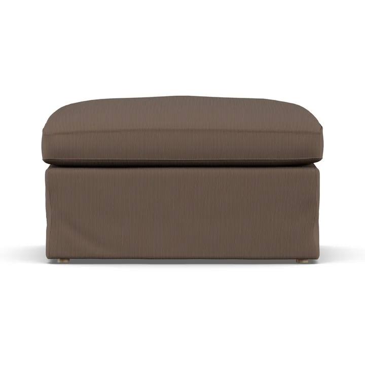 Linnevik fotskammel - Jump Brown 1955-hvitoljet eik, med skjørt - 1898