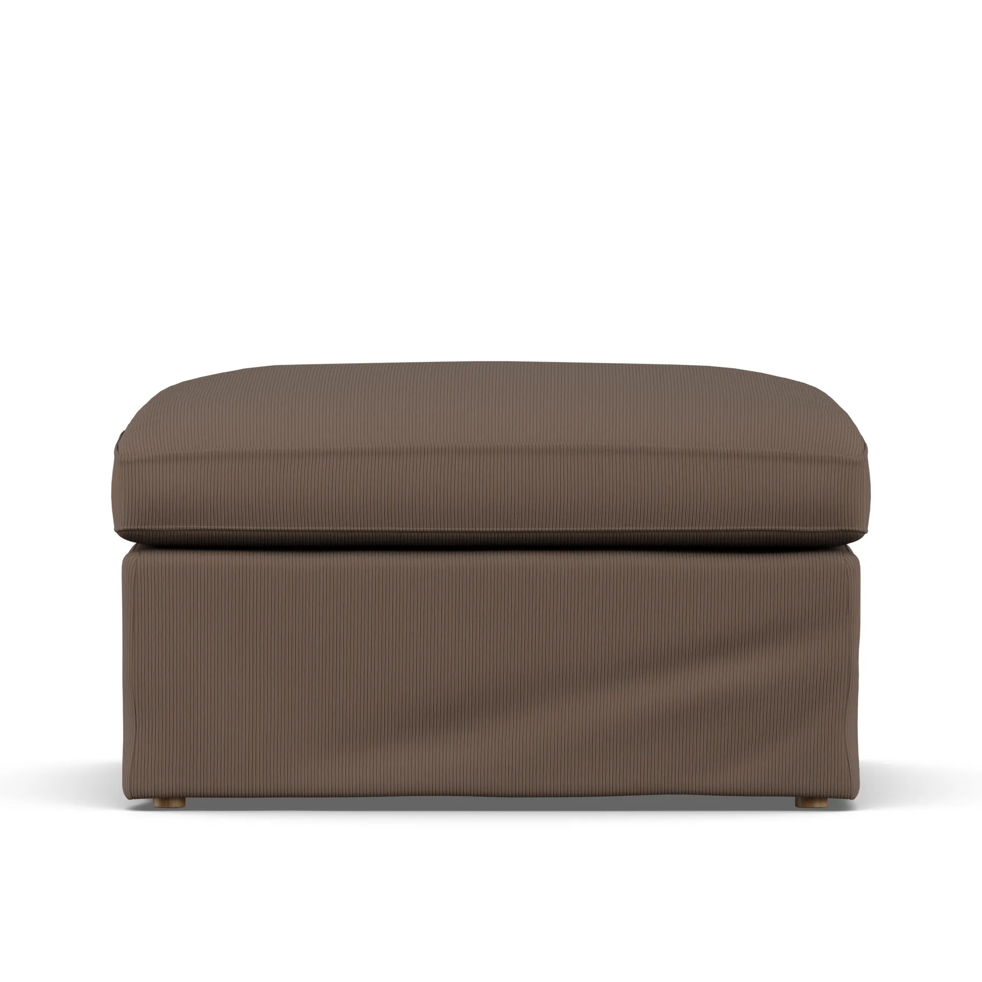 Linnevik fotskammel, Jump Brown 1955-hvitoljet eik, med skjørt 1898