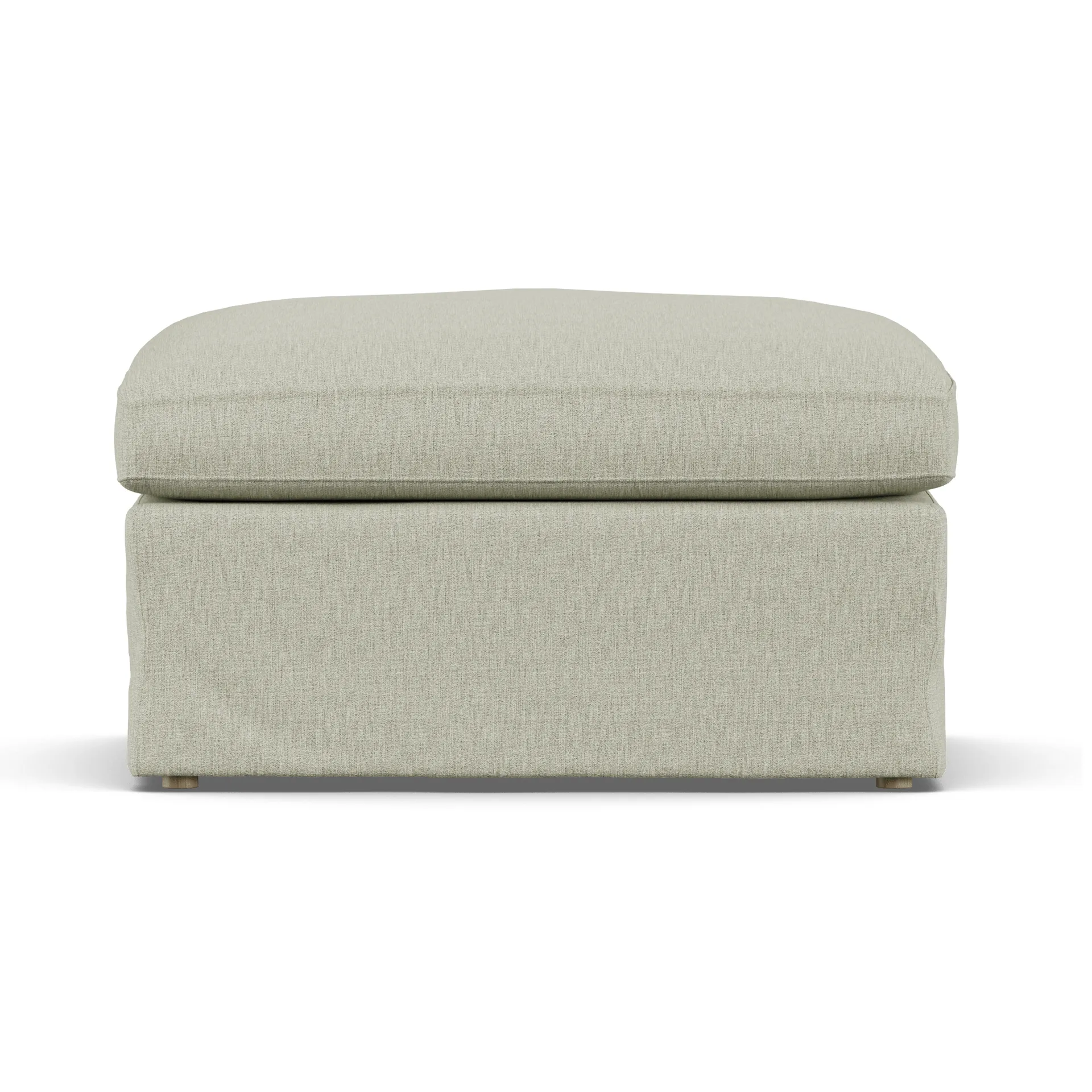 Linnevik fotskammel, Luiza Beige 3981-hvitoljet eik, med skjørt 1898