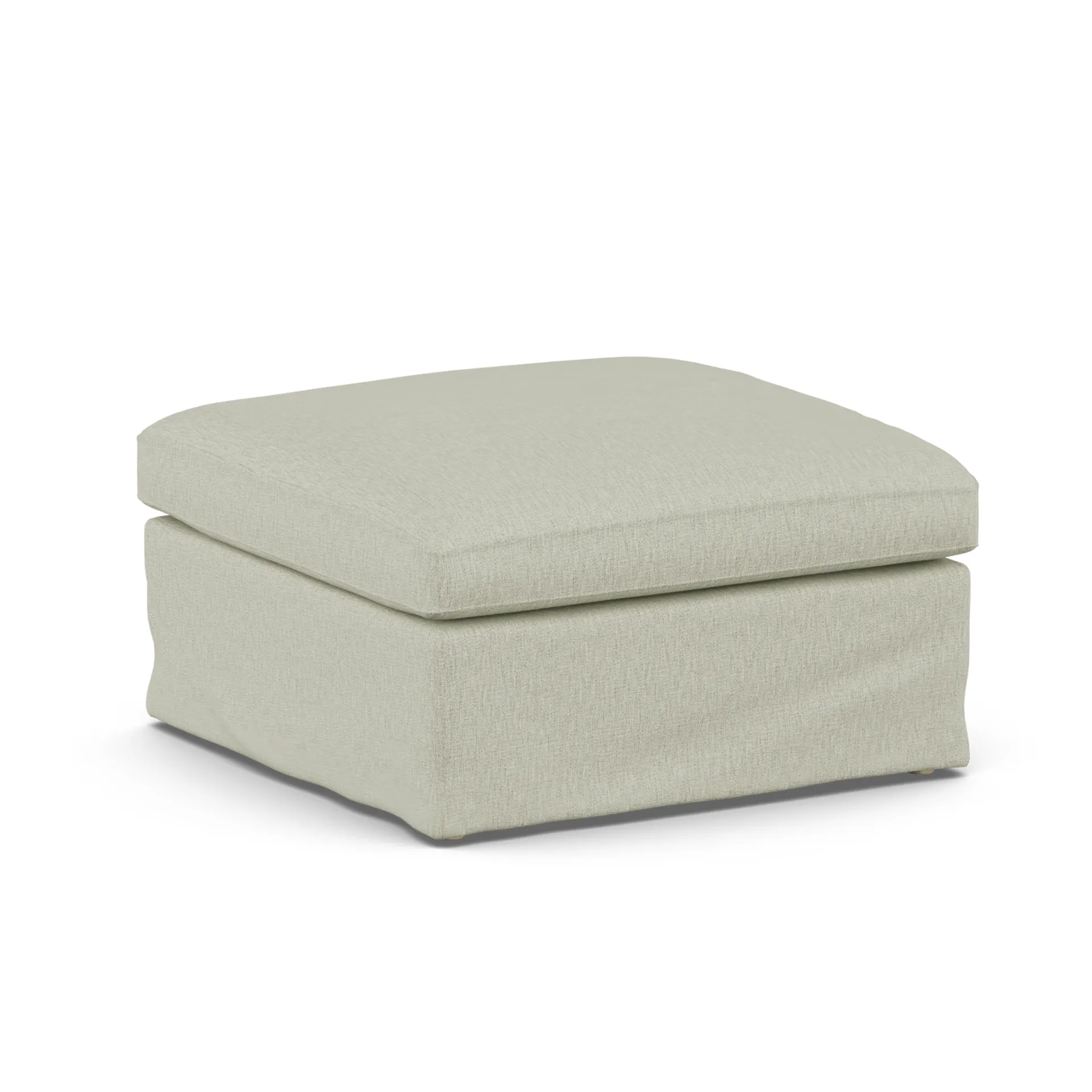 Linnevik fotskammel, Luiza Beige 3981-hvitoljet eik, med skjørt 1898