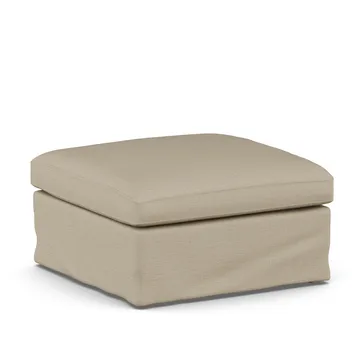 Linnevik fotskammel - Same Sand 6672-hvitoljet eik, med skjørt - 1898