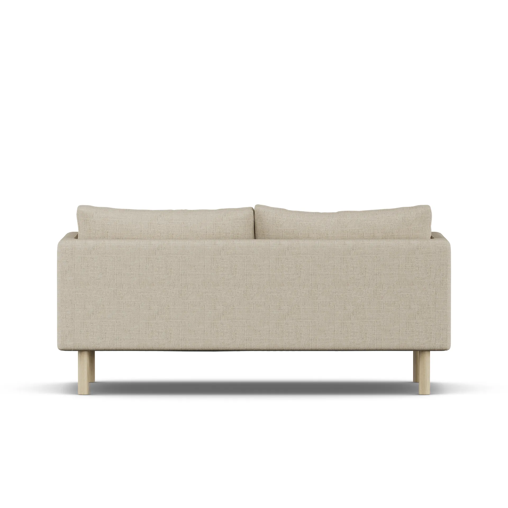 Linnevik sofa, Bern Beige 0341-hvitoljet eik, 2-seters 1898