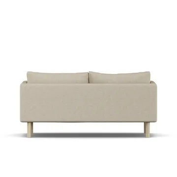 Linnevik sofa - Bern Beige 0341-hvitoljet eik, 2-seters - 1898
