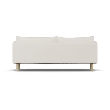 Linnevik sofa - Caleido Beige 9600-hvitoljet eik, 3-seters, uten skjørt - 1898