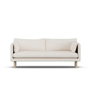 Linnevik sofa - Caleido Beige 9600-hvitoljet eik, 3-seters - 1898