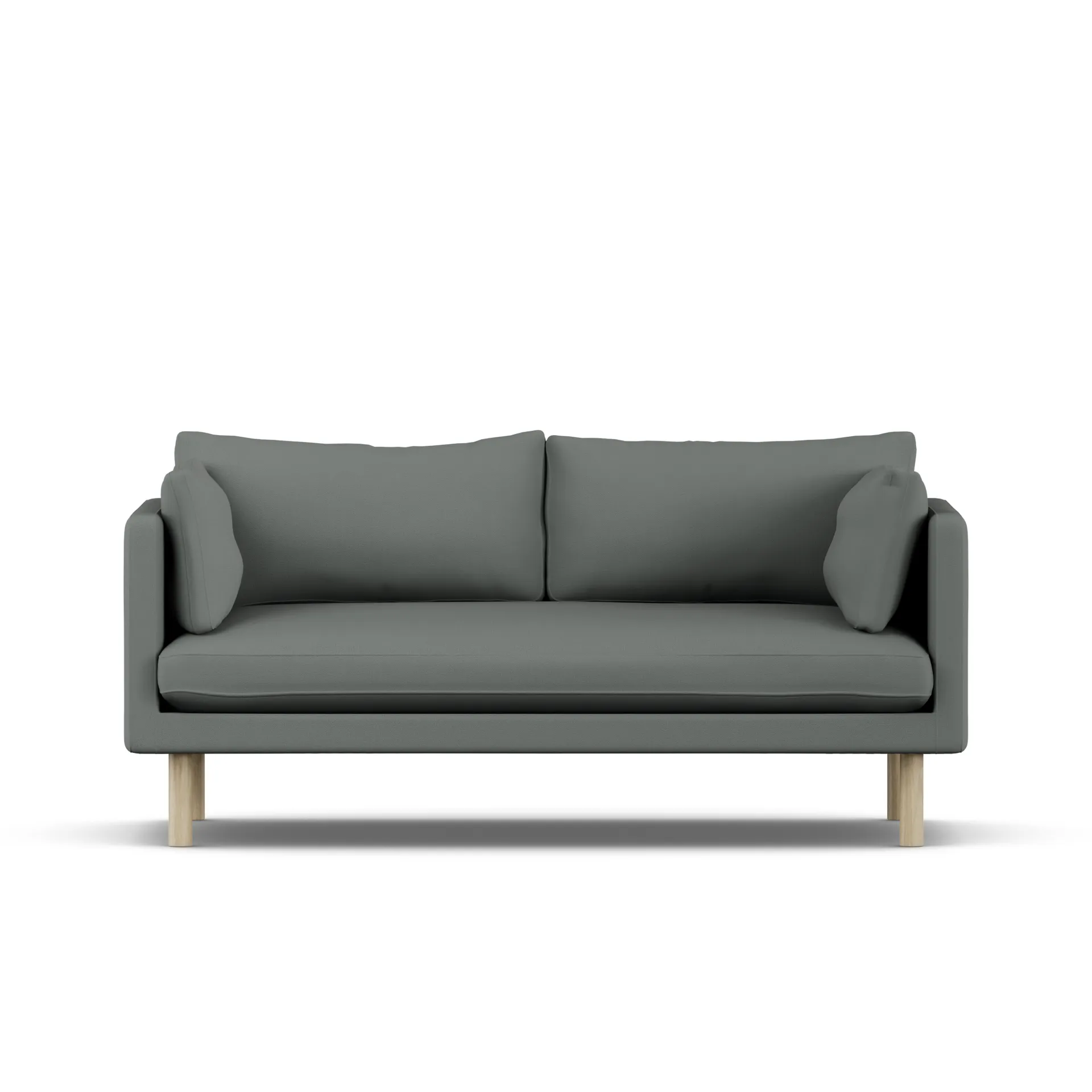Linnevik sofa, Caleido Grey 1240-hvitoljet eik, 2-seters 1898