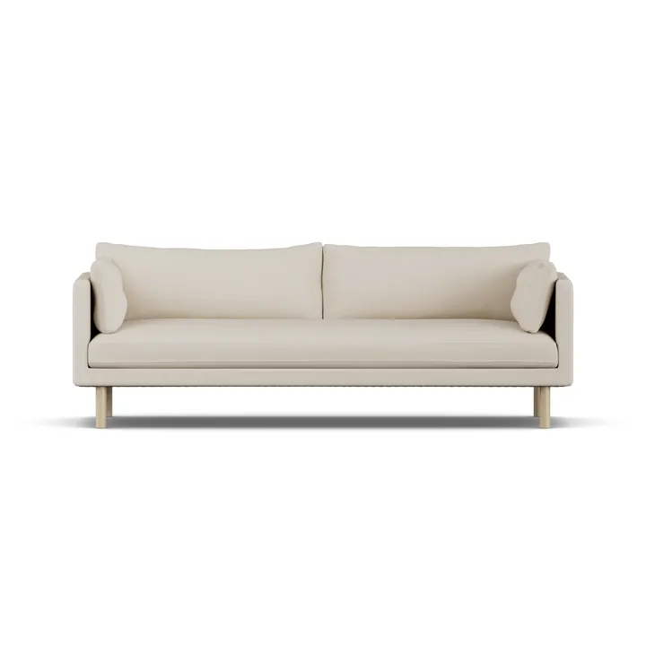 Linnevik sofa - Jump Beige 1956-hvitoljet eik, 4-seters - 1898