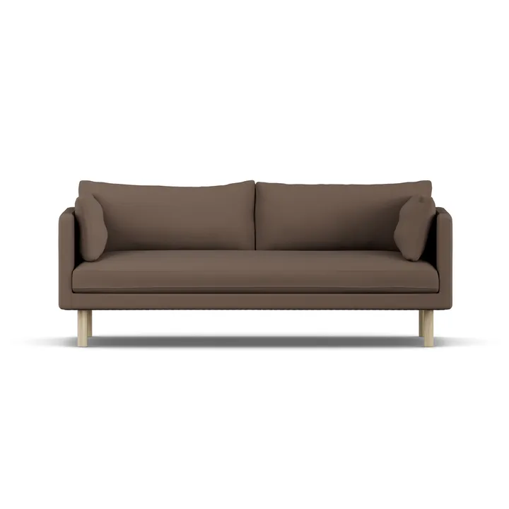 Linnevik sofa - Jump Brown 1955 1955-hvitoljet eik, 3-seters - 1898
