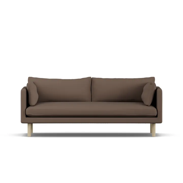Linnevik sofa - Jump Brown 1955 1955-hvitoljet eik, 3-seters - 1898
