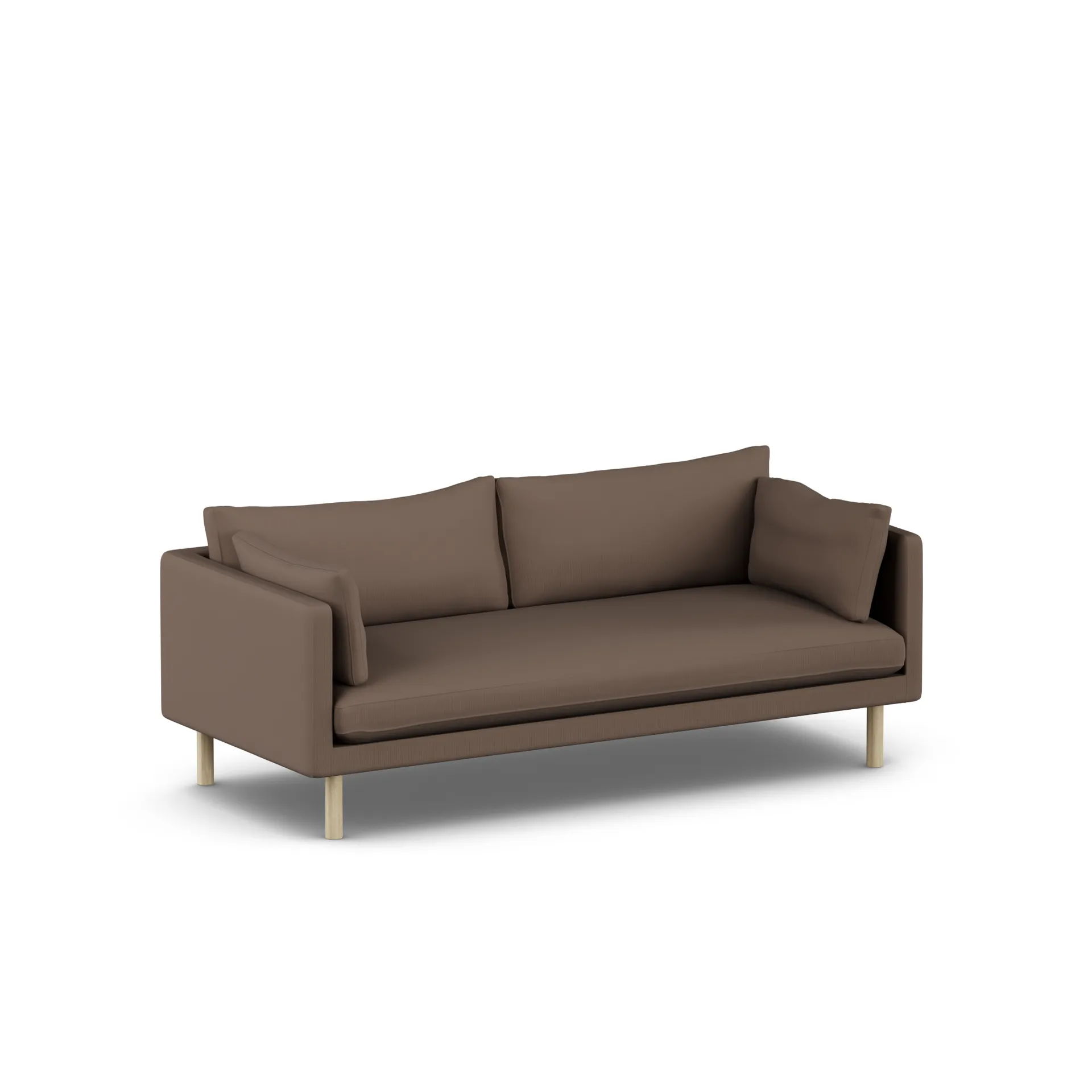 Linnevik sofa, Jump Brown 1955 1955-hvitoljet eik, 3-seters 1898