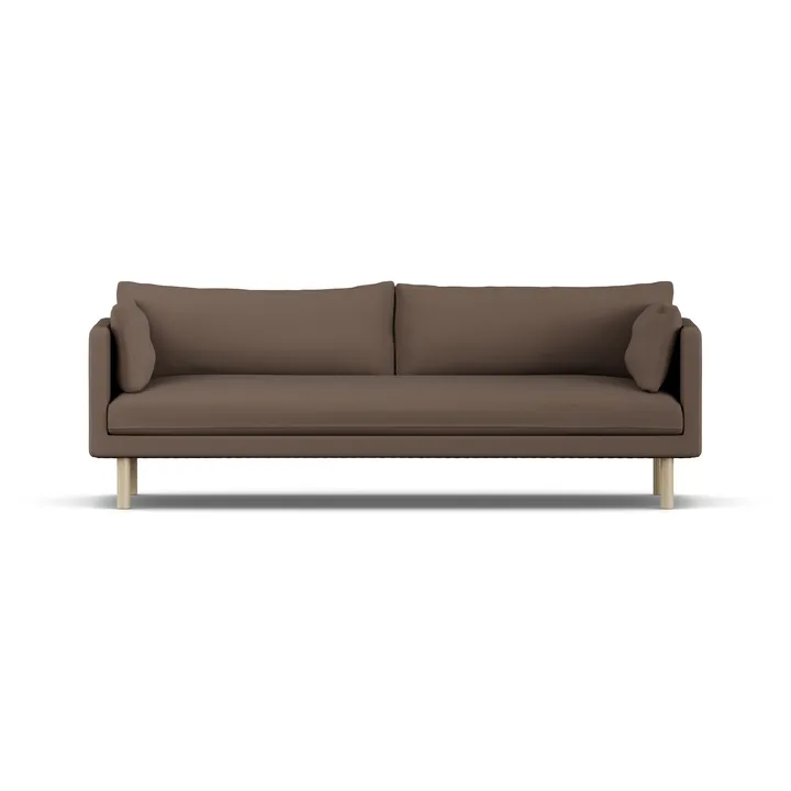 Linnevik sofa - Jump Brown 1955 1955-hvitoljet eik, 4-seters - 1898