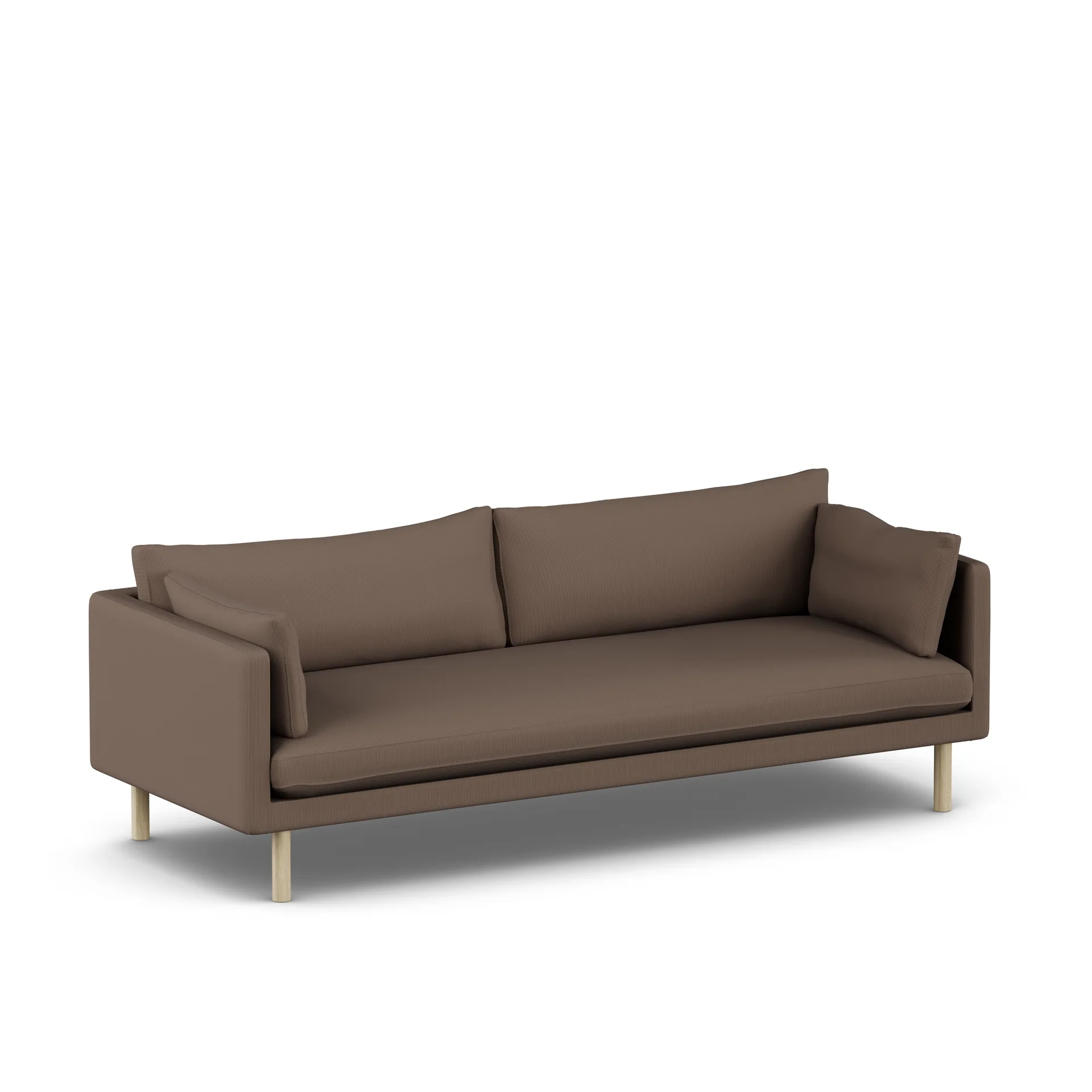 Linnevik sofa, Jump Brown 1955 1955-hvitoljet eik, 4-seters 1898