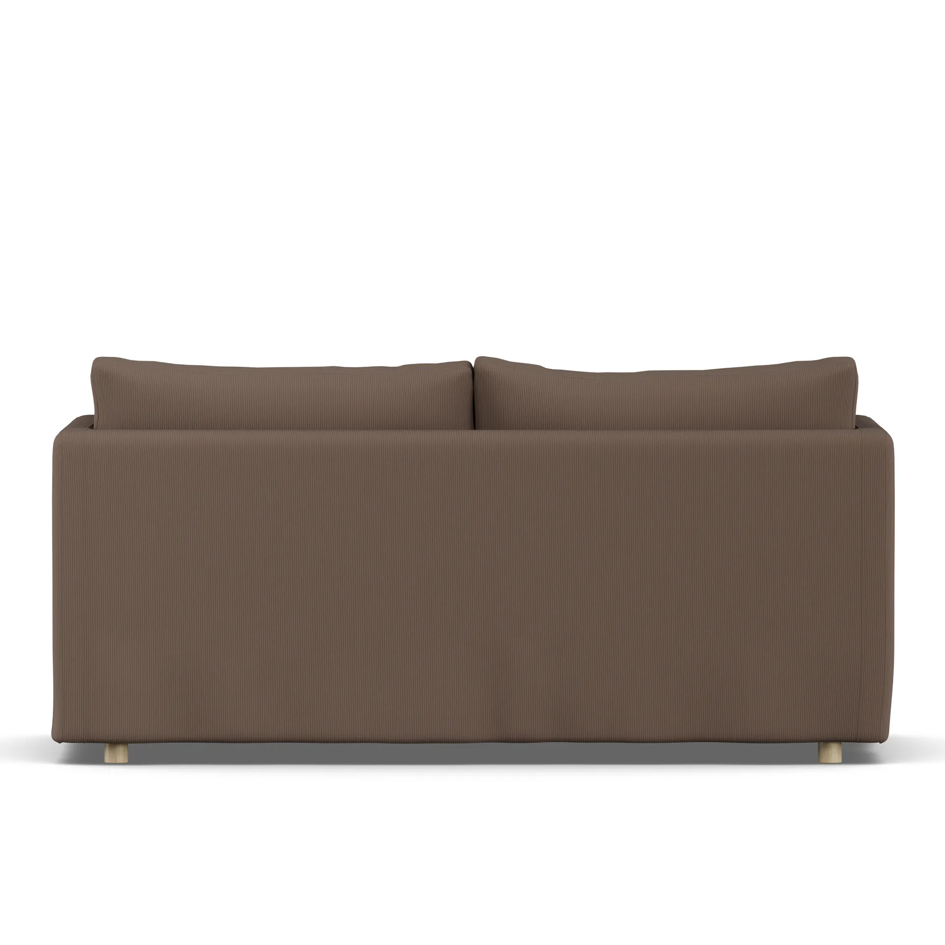 Linnevik sofa, Jump brown 1955-hvitoljet eik, 2-seters, med skjørt 1898