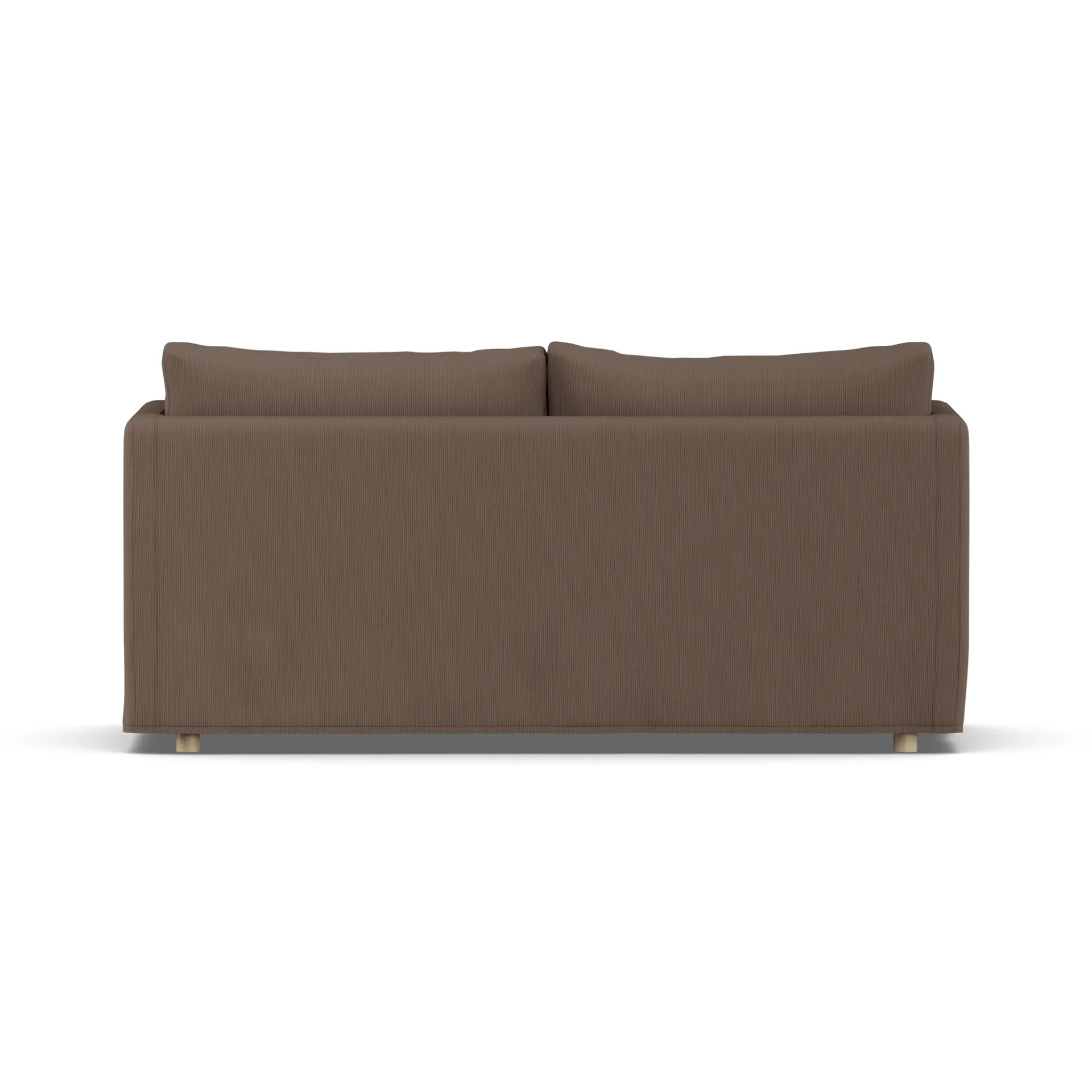 Linnevik sofa, Jump brown 1955-hvitoljet eik, 2-seters, med skjørt 1898