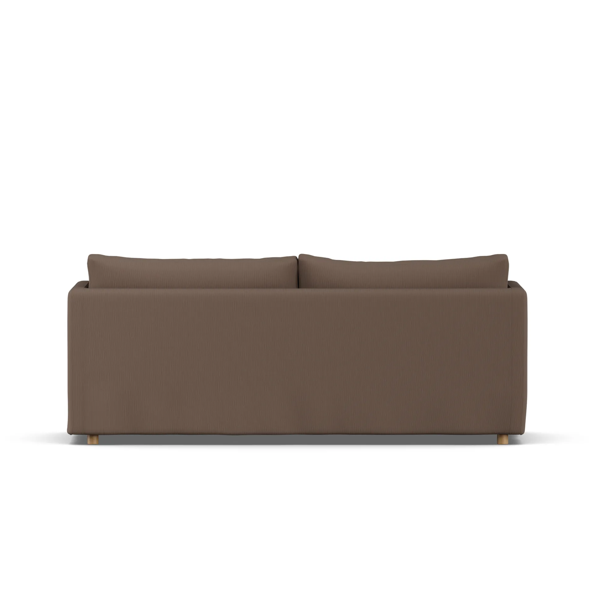 Linnevik sofa, Jump brown 1955-hvitoljet eik, 3-seters, med skjørt 1898