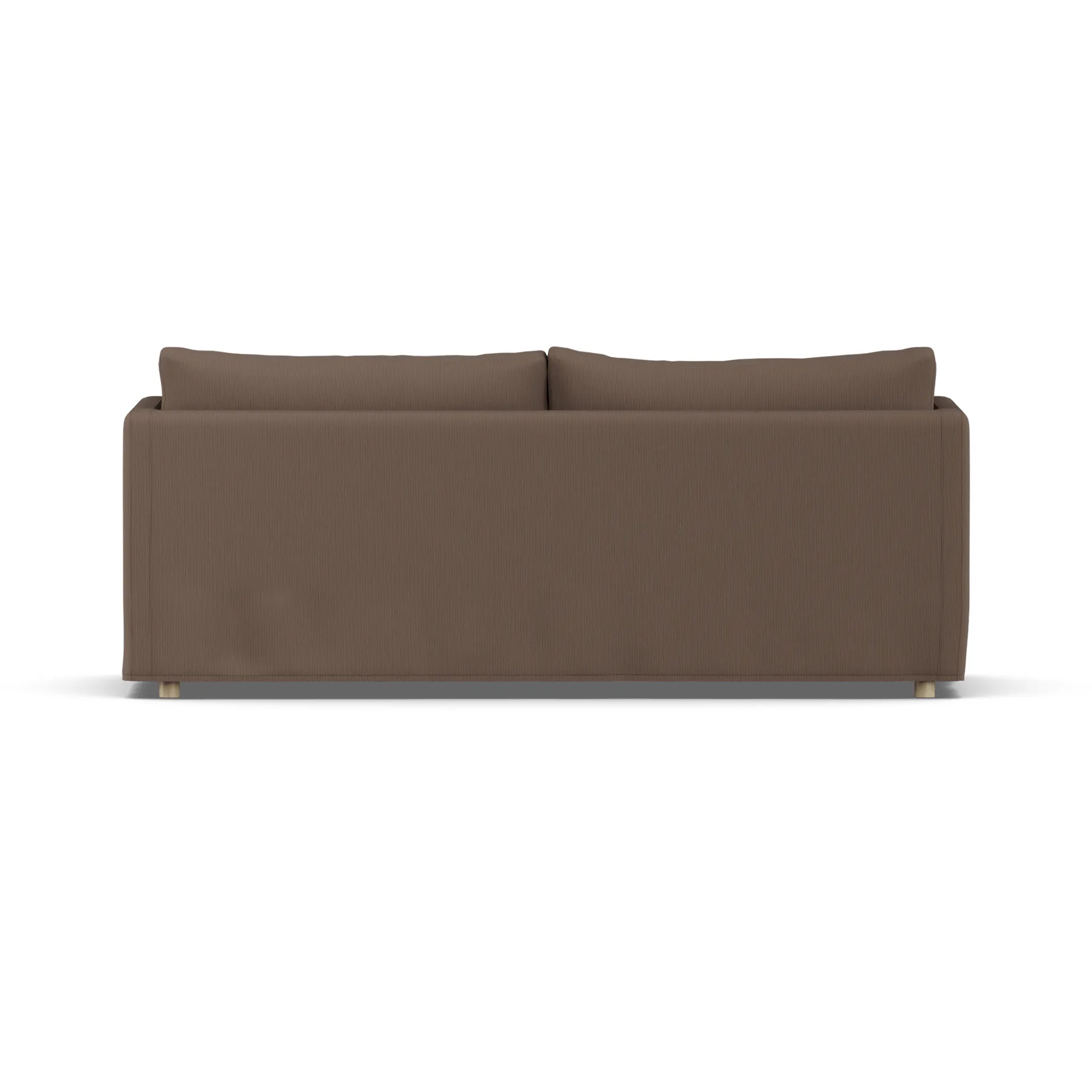 Linnevik sofa, Jump brown 1955-hvitoljet eik, 3-seters, med skjørt 1898