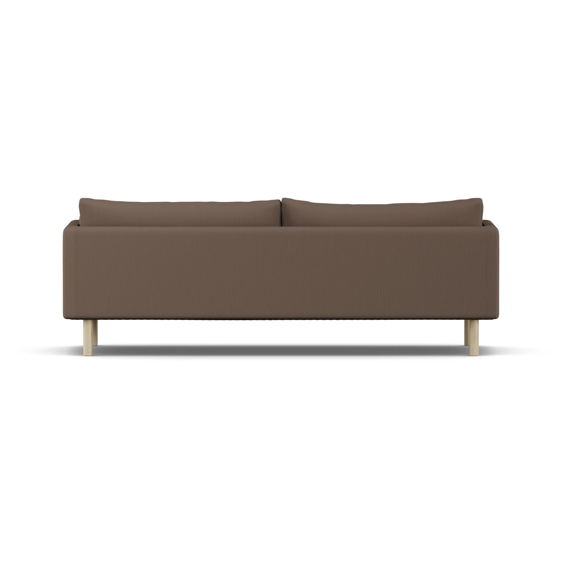 Linnevik sofa, Jump Brown 1955-hvitoljet eik, 4-seters, uten skjørt 1898