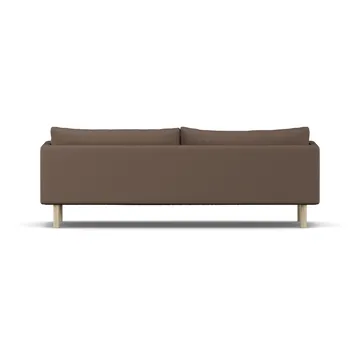 Linnevik sofa - Jump Brown 1955-hvitoljet eik, 4-seters, uten skjørt - 1898