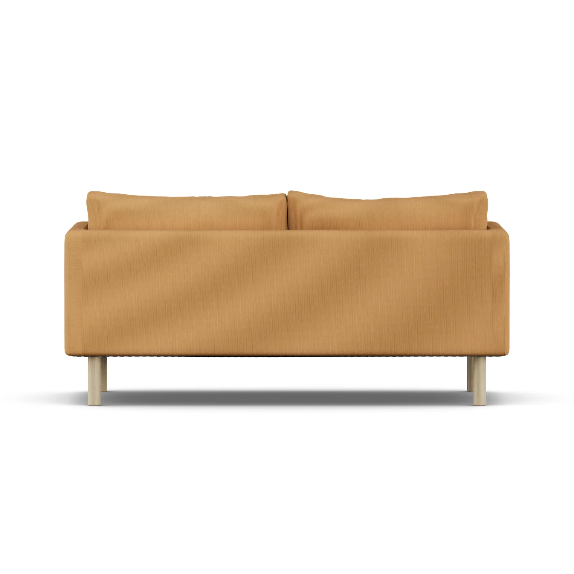 Linnevik sofa, Jump Honey 1959-hvitoljet eik, 2-seters, uten skjørt 1898
