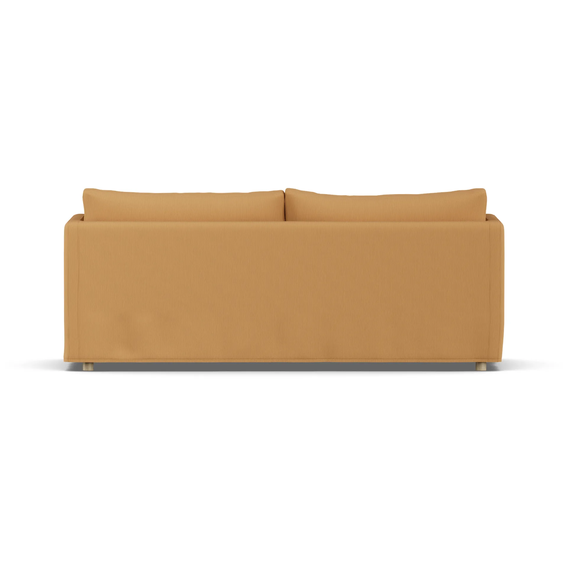 Linnevik sofa, Jump Honey 1959-hvitoljet eik, 3-seters, med skjørt 1898