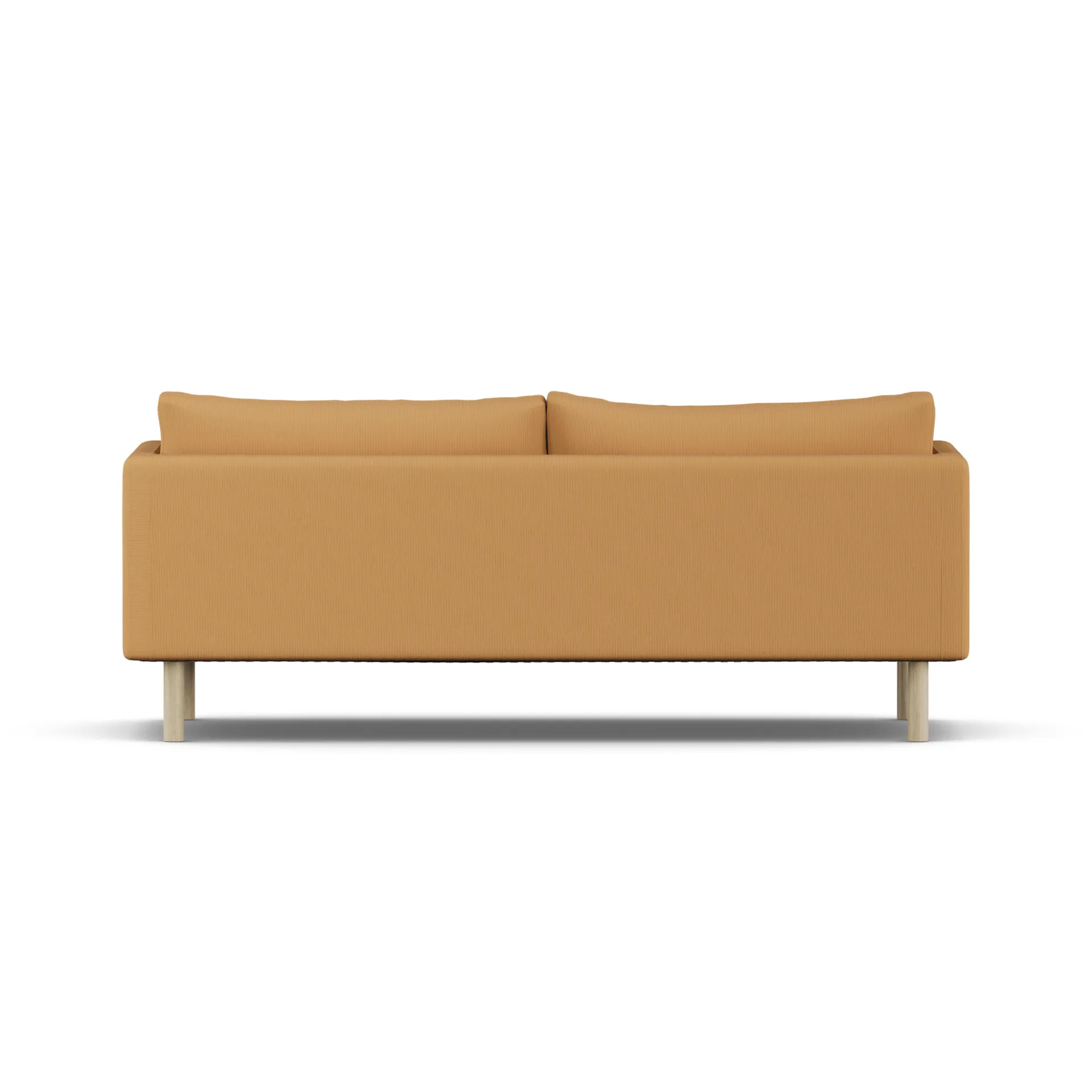 Linnevik sofa, Jump Honey 1959-hvitoljet eik, 3-seters, uten skjørt 1898