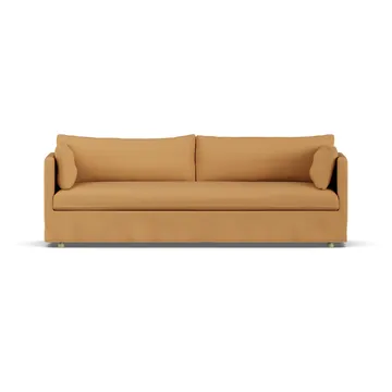 Linnevik sofa - Jump honey 1959-hvitoljet eik, 4-seters, med skjørt - 1898