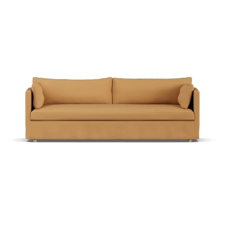 Linnevik sofa - Jump honey 1959-hvitoljet eik, 4-seters, med skjørt - 1898