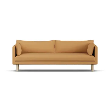 Linnevik sofa - Jump Honey 1959-hvitoljet eik, 4-seters, uten skjørt - 1898