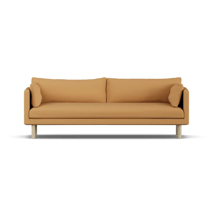 Linnevik sofa - Jump Honey 1959-hvitoljet eik, 4-seters - 1898