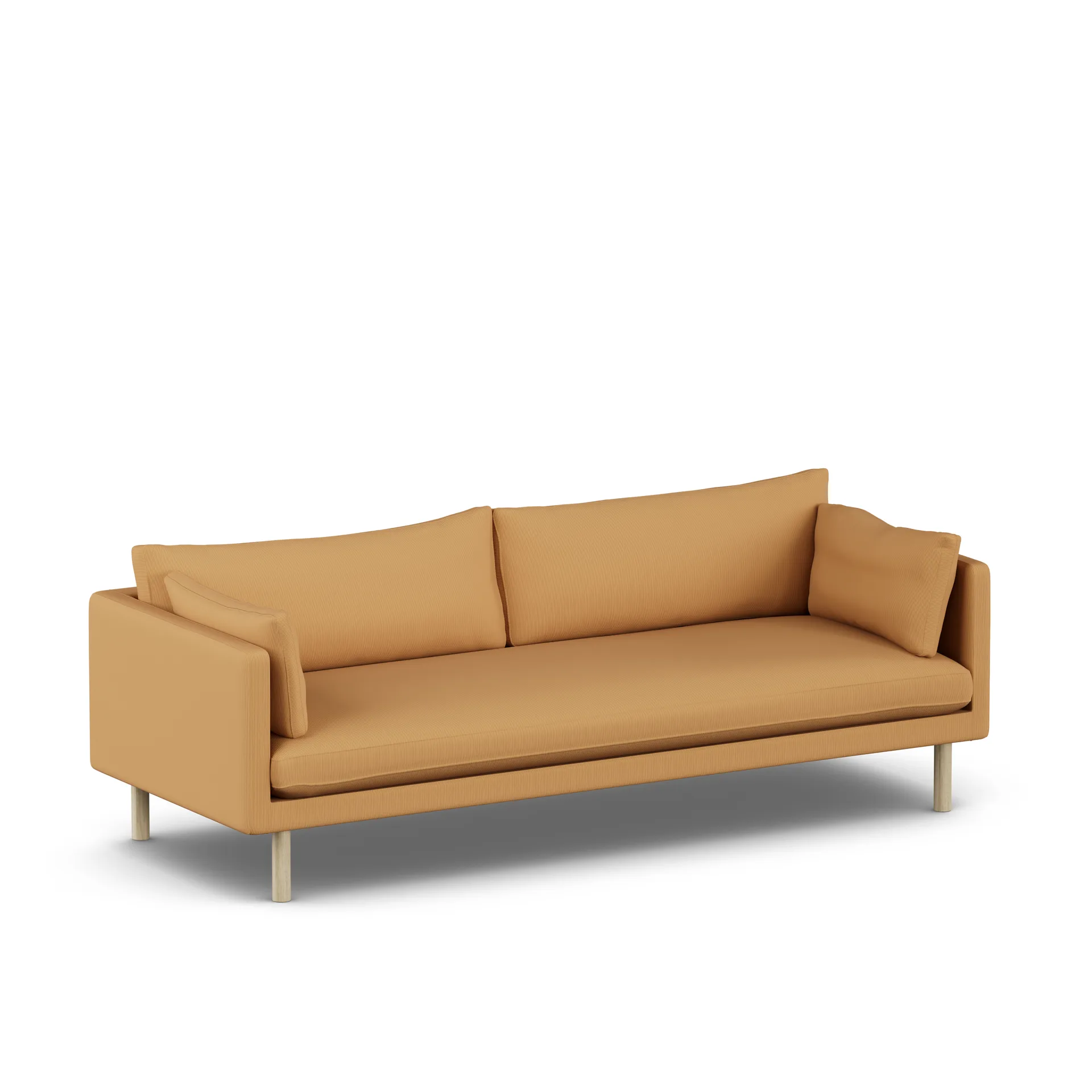Linnevik sofa, Jump Honey 1959-hvitoljet eik, 4-seters 1898