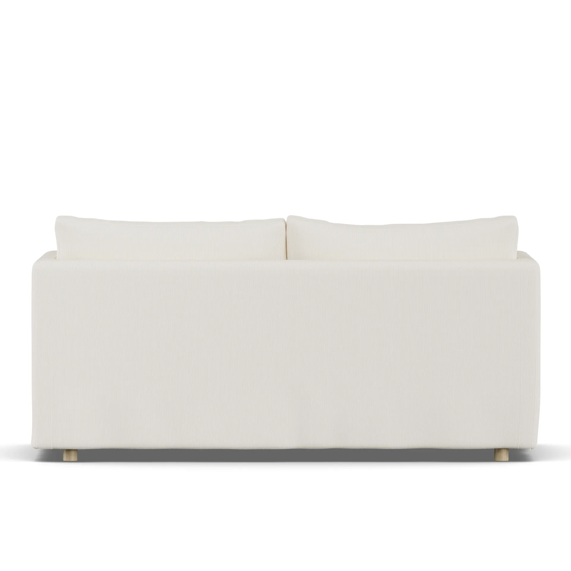 Linnevik sofa, Jump off white 1954-hvitoljet eik, 2-seters, med skjørt 1898