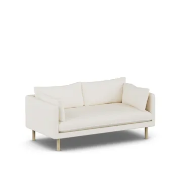 Linnevik sofa - Jump Off White 1954-hvitoljet eik, 2-seters - 1898
