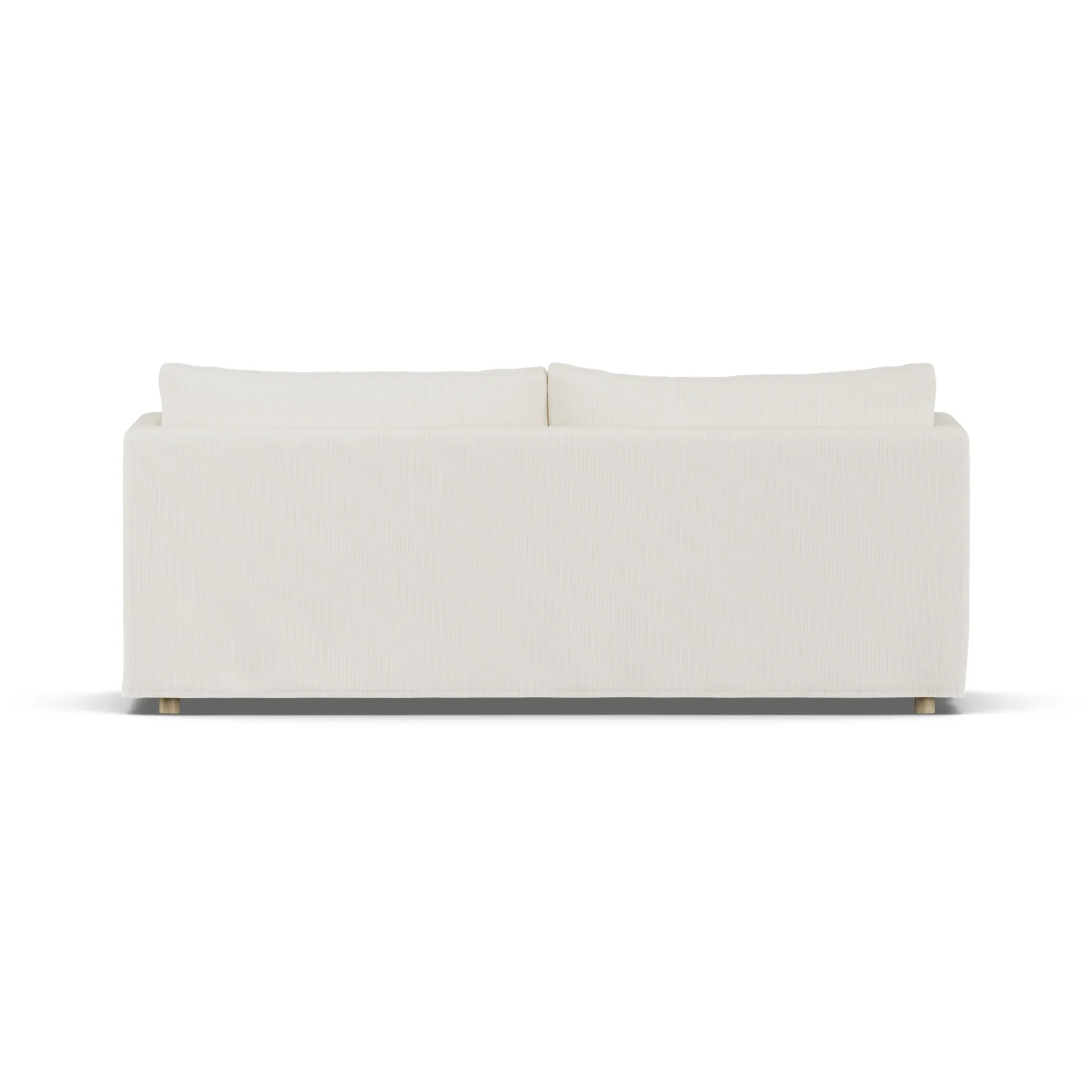 Linnevik sofa, Jump off white 1954-hvitoljet eik, 3-seters, med skjørt 1898