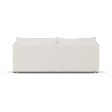Linnevik sofa - Jump off white 1954-hvitoljet eik, 3-seters, med skjørt - 1898