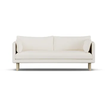 Linnevik sofa - Jump Off White 1954-hvitoljet eik, 3-seters, uten skjørt - 1898