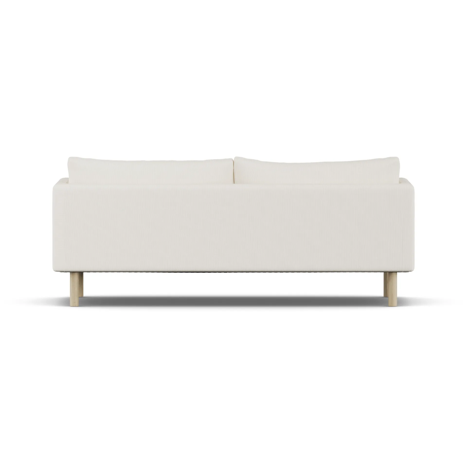 Linnevik sofa, Jump Off White 1954-hvitoljet eik, 3-seters, uten skjørt 1898