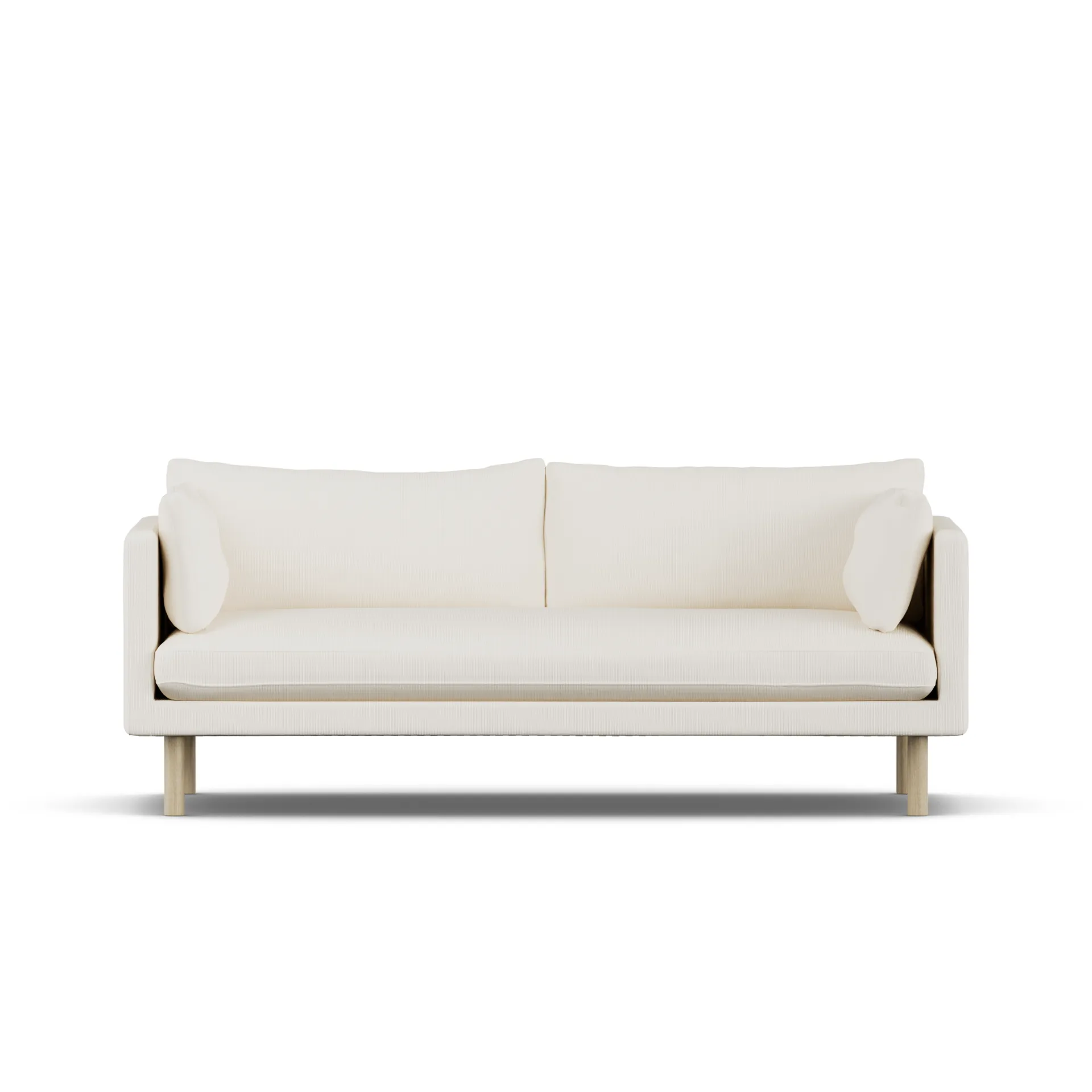 Linnevik sofa, Jump Off White 1954-hvitoljet eik, 3-seters 1898